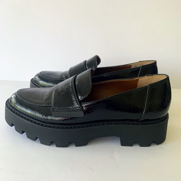 Franco Sarto women’s black Brindy platform loafer. Slip on style. - Picture 3 of 4